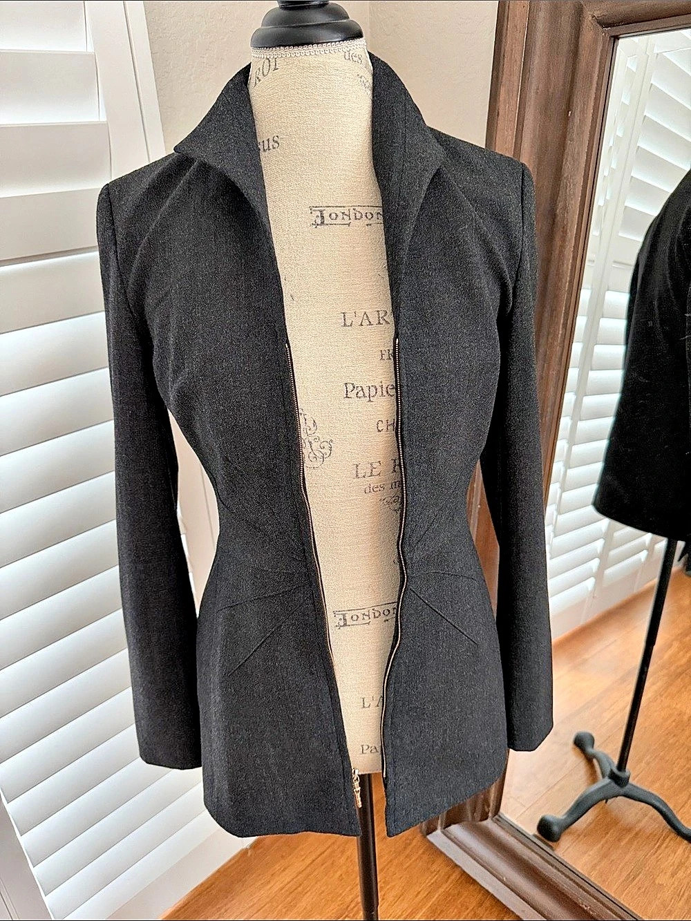 Escada Fitted Blazer in Black Like New